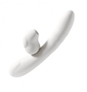 MizzZee - Bunny Detachable Thrusting Sucking Heating Vibrator Wand (Smart APP Model - Chargeable)